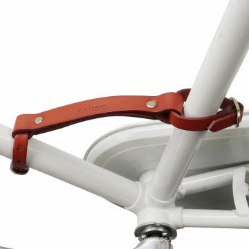 TOURBON Großhandel Brown Leder Fahrrad Little Lifter Fahrradrahmen Griff